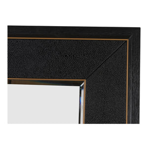 Mako Mirror Black Oak with Gold Trim
