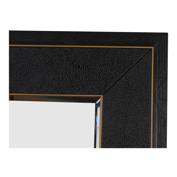Mako Mirror Black Oak with Gold Trim