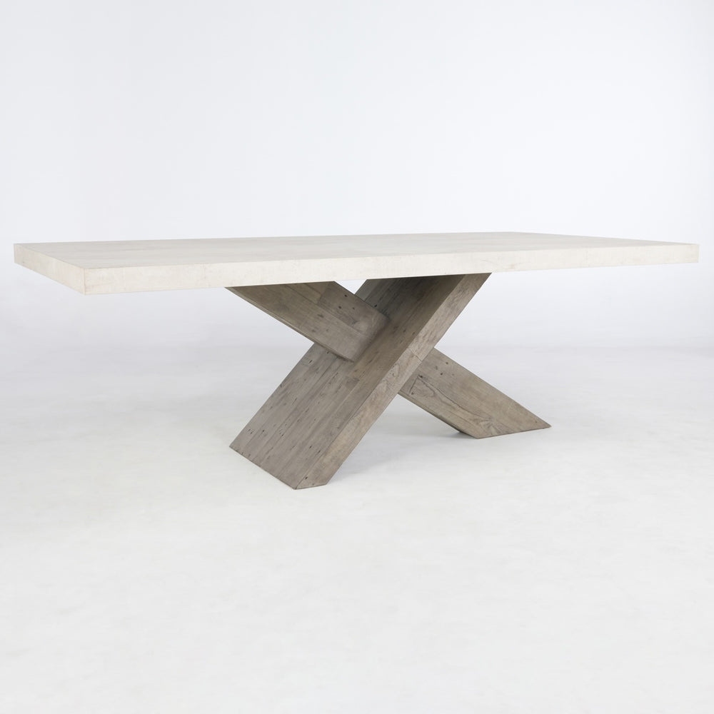 Durant Solid Wood Reclaimed Pine Dining Table