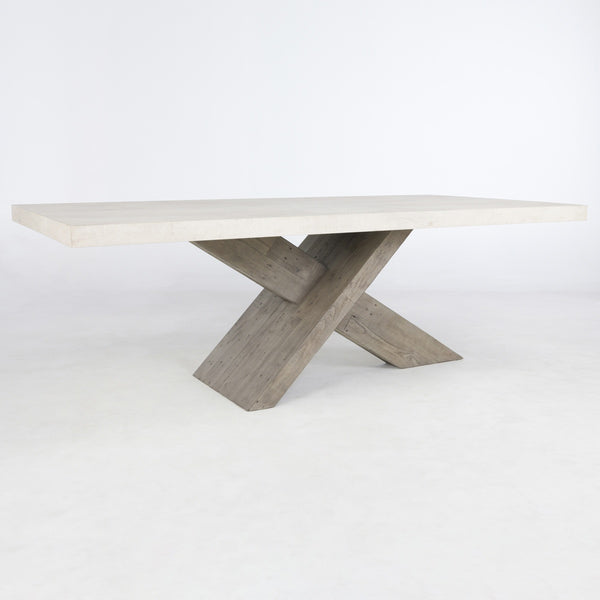 Durant Solid Wood Reclaimed Pine Dining Table