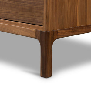 Arturo Media Console - Natural Walnut Veneer