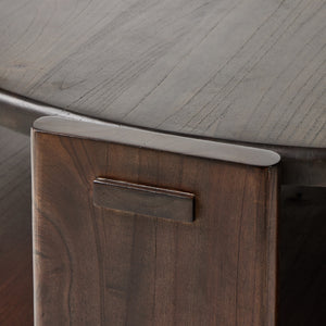 Two Tier Coffee Table in Matte Brown Neem
