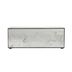 RECTANGULAR BOX WITH ANTIQUE MIRROR