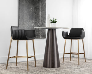 LUCANO BARSTOOL - BRAVO BLACK