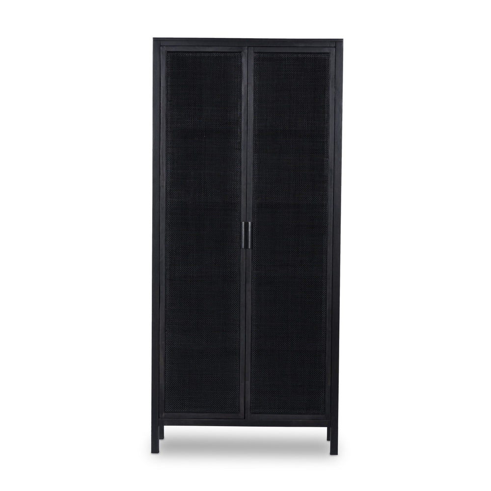 Caprice Tall Cabinet - Black Wash Mango