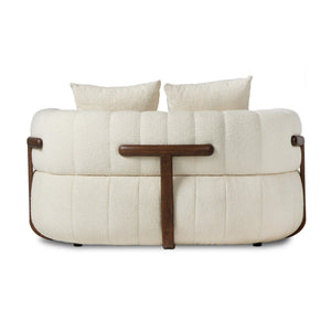 Doss Media Lounger In Terra Brown Oak