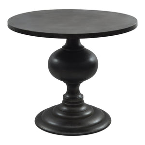 Moe's Lexie Dining Table Black with Rounded Base