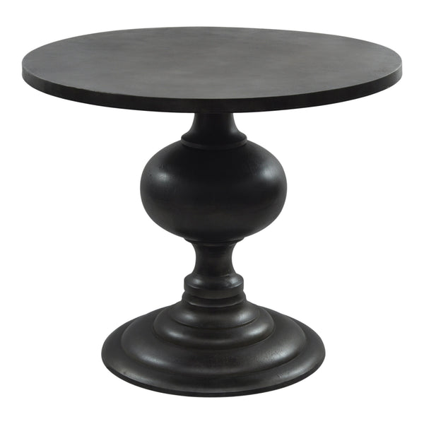 Moe's Lexie Dining Table Black with Rounded Base