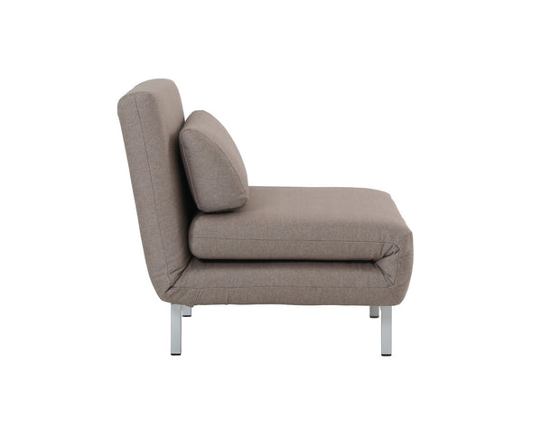 Jaidan Chair Bed in Beige Fabric