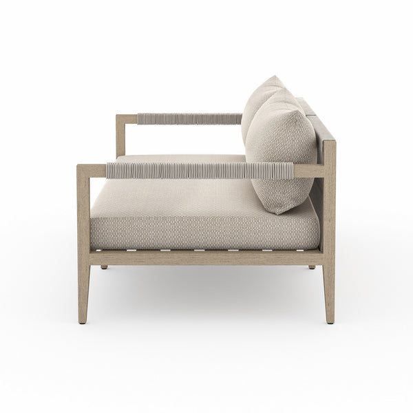 Sherwood Outdoor Sofa In 63" In Brown/Faye San
