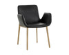 LUCANO DINING ARMCHAIR - BRAVO BLACK