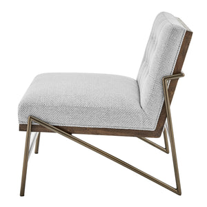 Marlow Fabric Accent Chair In Cardiff Gray