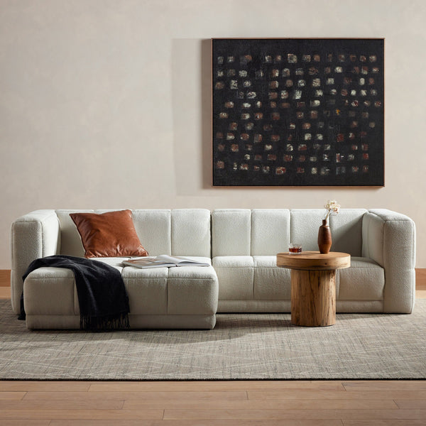 Tavi 2-Piece Sectional - FIQA Boucle Natural