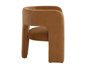 ISIDORE LOUNGE CHAIR - MEG GOLD