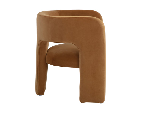 ISIDORE LOUNGE CHAIR - MEG GOLD