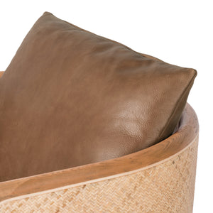 Newbury Swivel Chair In Palermo Cognac