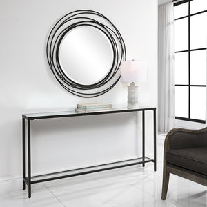 Hayley Black Console Table