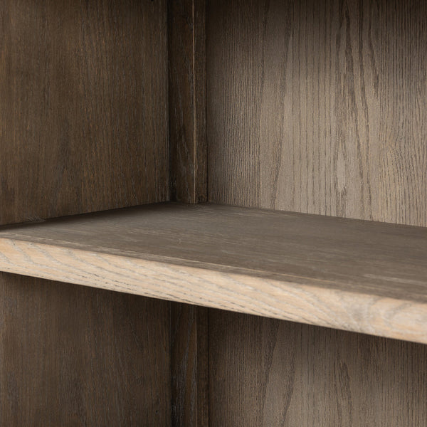 Tolle Bookcase - Rustic White Solid