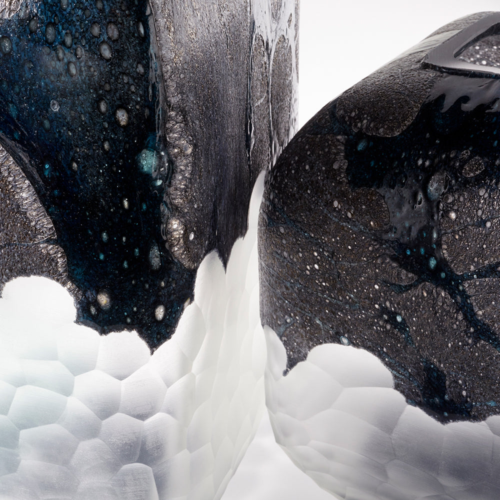 Large Bosco Vase in Blue and White