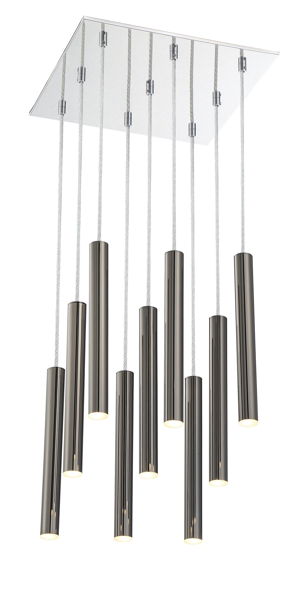 Forest 9 Light Island/Billiard in Chrome Finish