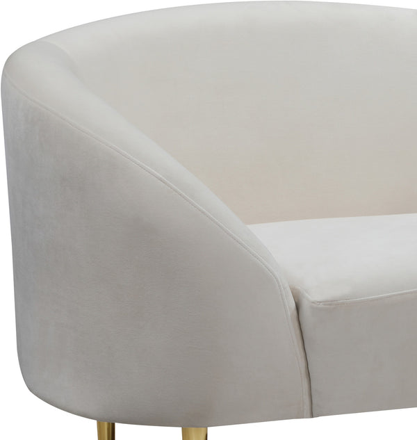 Bradford Chair In Cream Velvet