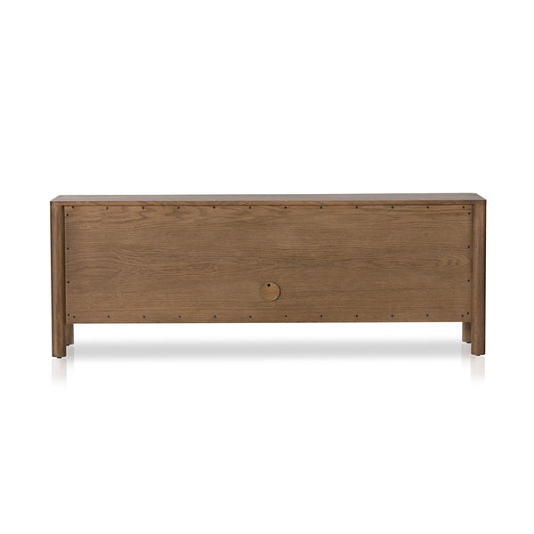 Pollard Media Console In Tan Oak