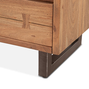 Aspen 24" Night Chest, Two Drawer and Shelf