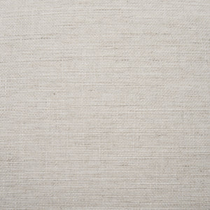 Gwynn Beige Fabric w/ Light Brown Wood Pouf
