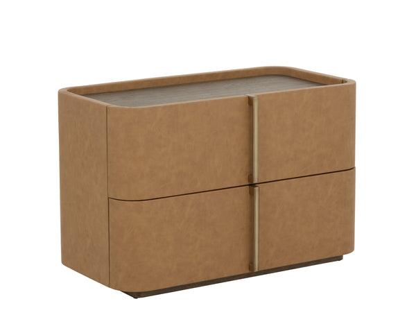 JAMILLE NIGHTSTAND - LARGE - COGNAC