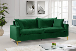 Lucy Sofa In Green Velvet