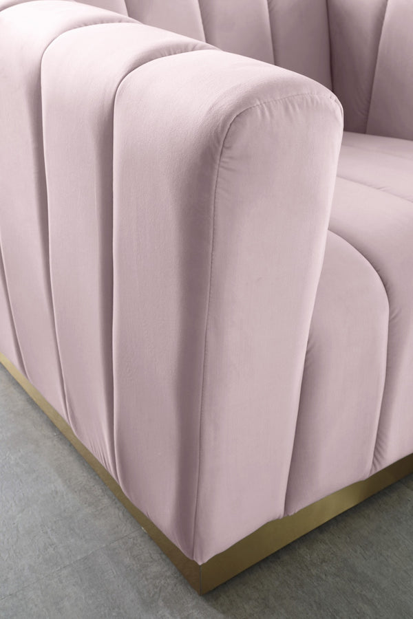 Francis Chair In Pink Velvet