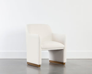 JAIME DINING ARMCHAIR - FIOR VANILLA