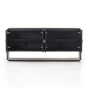 Caspian Sideboard In Black Ash Veneer