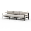 Sherwood Outdoor Sofa 93" in Bronze/Stone