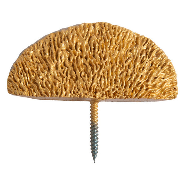 Shelf Mushroom Wall Play, Set of 2, Gold Painted
