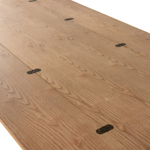 Flip Top Console Table In Toasted Ash