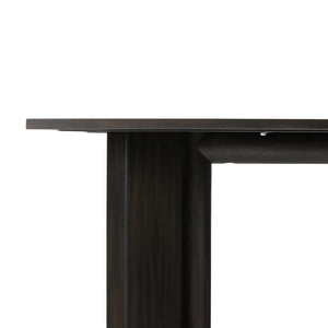 Huxley Dining Table 84" - Smoked Black Veneer
