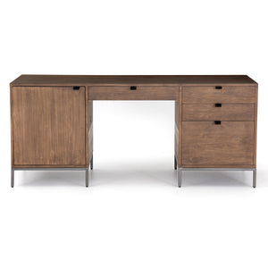 Trey Executive Desk-Auburn Poplar