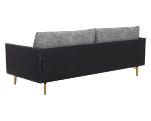 ASHI SOFA - NASH ZEBRA / COAL BLACK
