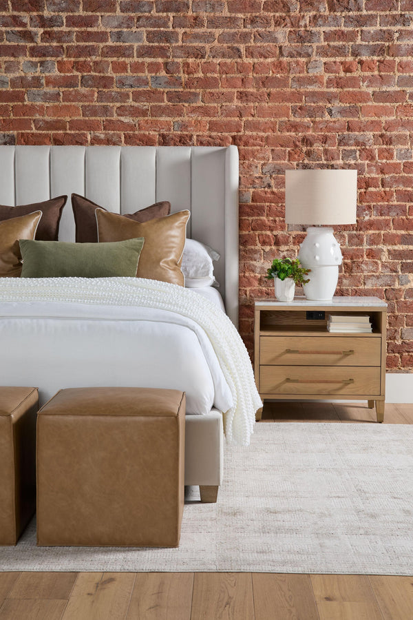 Cambria 2-Drawer Nightstand