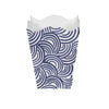 SQUARE WAVE TOP WASTEBASKET, STYLE:BREAKER, COLOR:NAVY