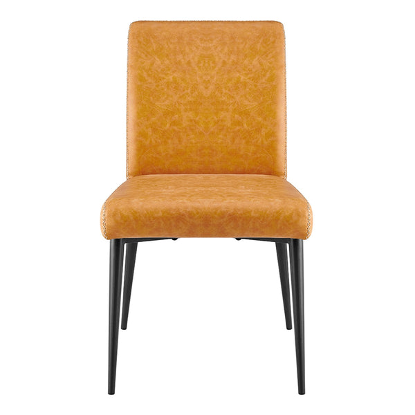 Kevin KD PU Dining Side Chair, Vintage Cedar