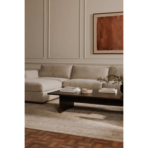 Rue Slipper Chair in Flecked Grey