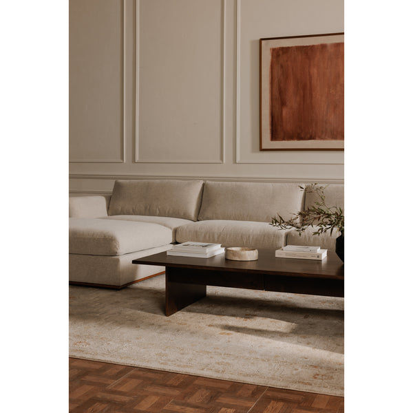 Rue Slipper Chair in Flecked Grey