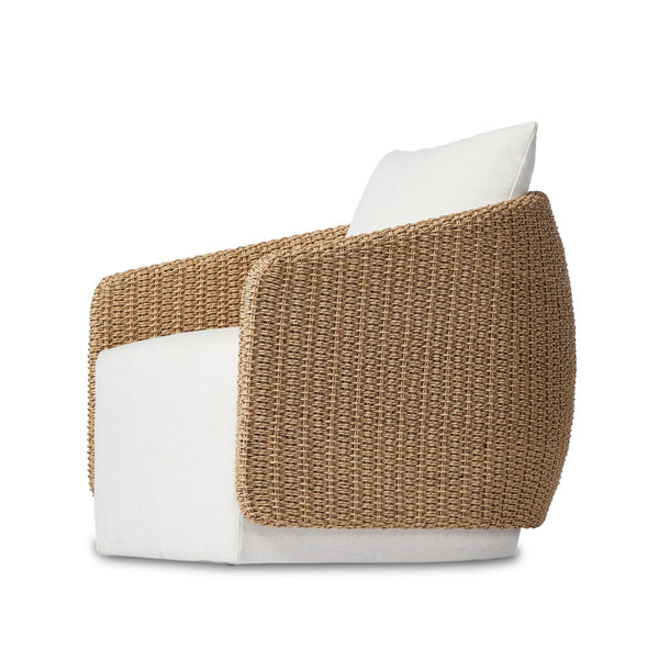 Maven Outdoor Swivel Chair - Alessi Linen