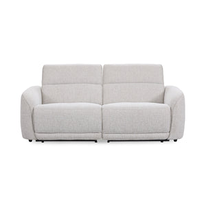 Ostend Upholstered Power Recliner Sofa with Headrest - Gray