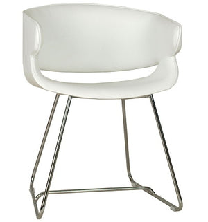 platt chair in cream leather