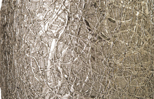 String Theory Planter, Silver Leaf, Medium