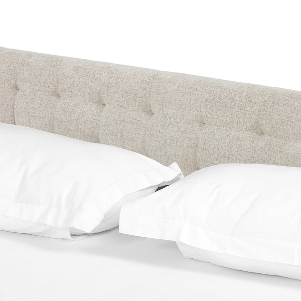 Newhall King Bed In Plushtone Linen
