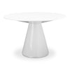 Otago 47" Round Dining Table in White
